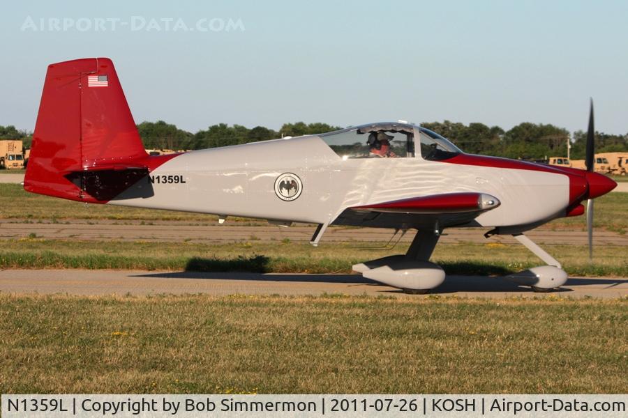 N1359L, Vans RV-7A C/N 73092, Departing Airventure 2011.