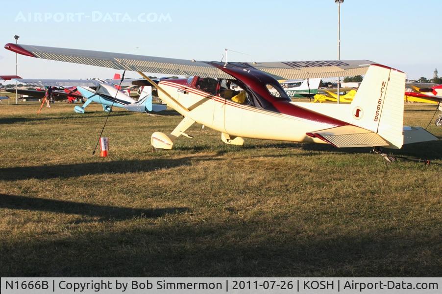 N1666B, 1948 Temco Luscombe 11A C/N 11-172, Airventure 2011.