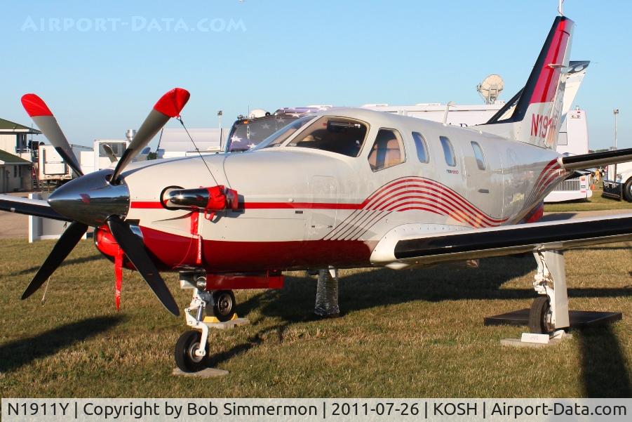 N1911Y, Socata TBM-700 C/N 571, On display at Airventure 2011.