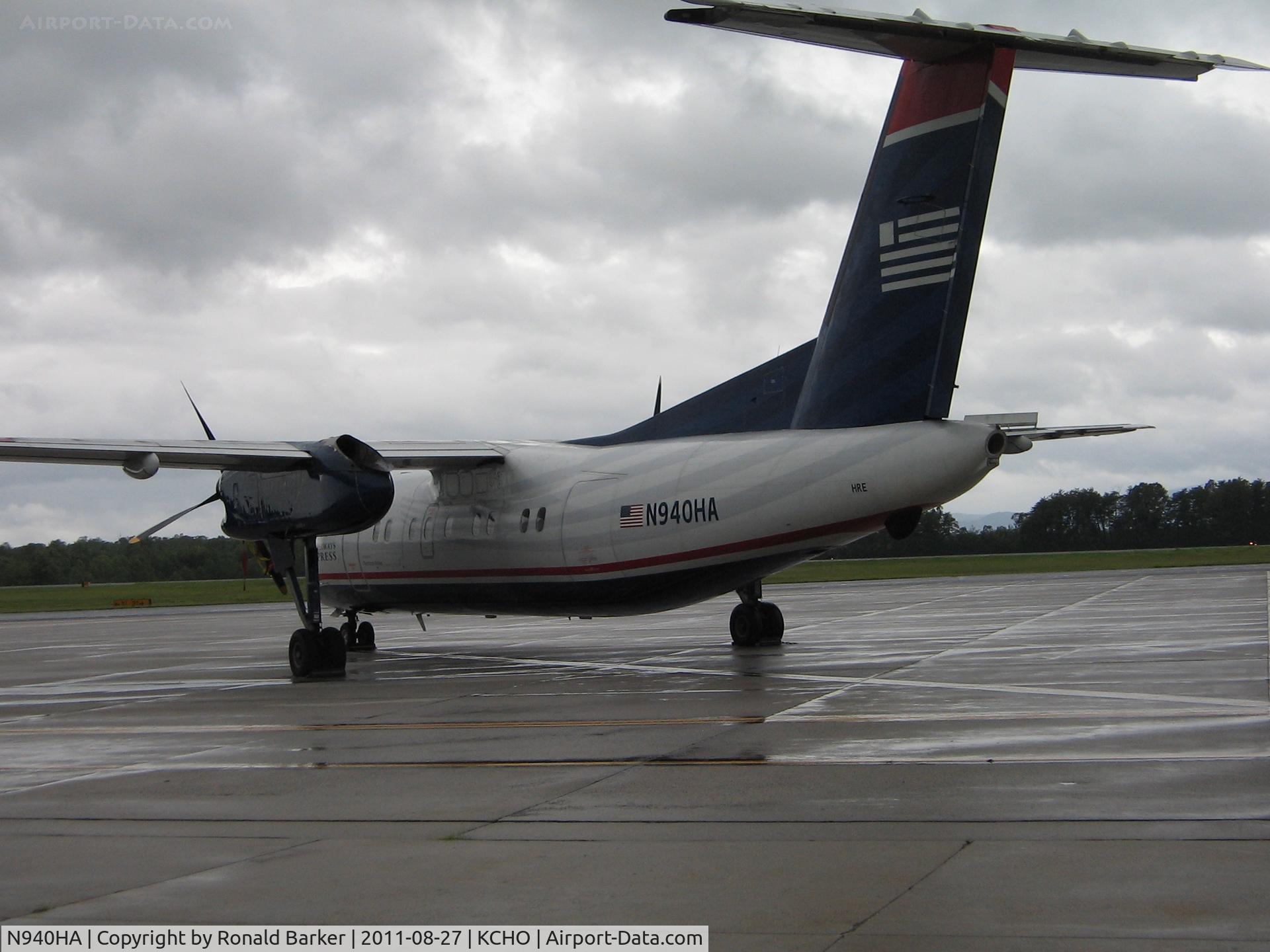 N940HA, 1989 Boeing DHC-8-102 C/N 156, CHO, VA