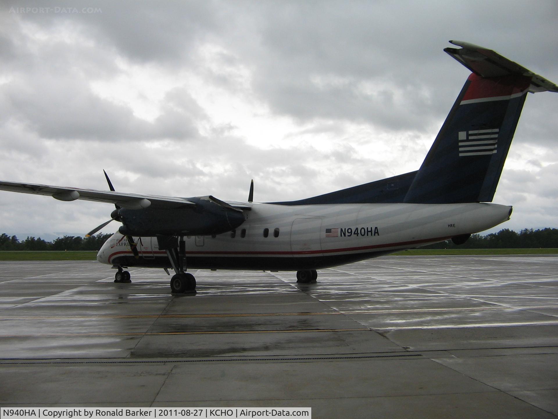 N940HA, 1989 Boeing DHC-8-102 C/N 156, CHO, VA