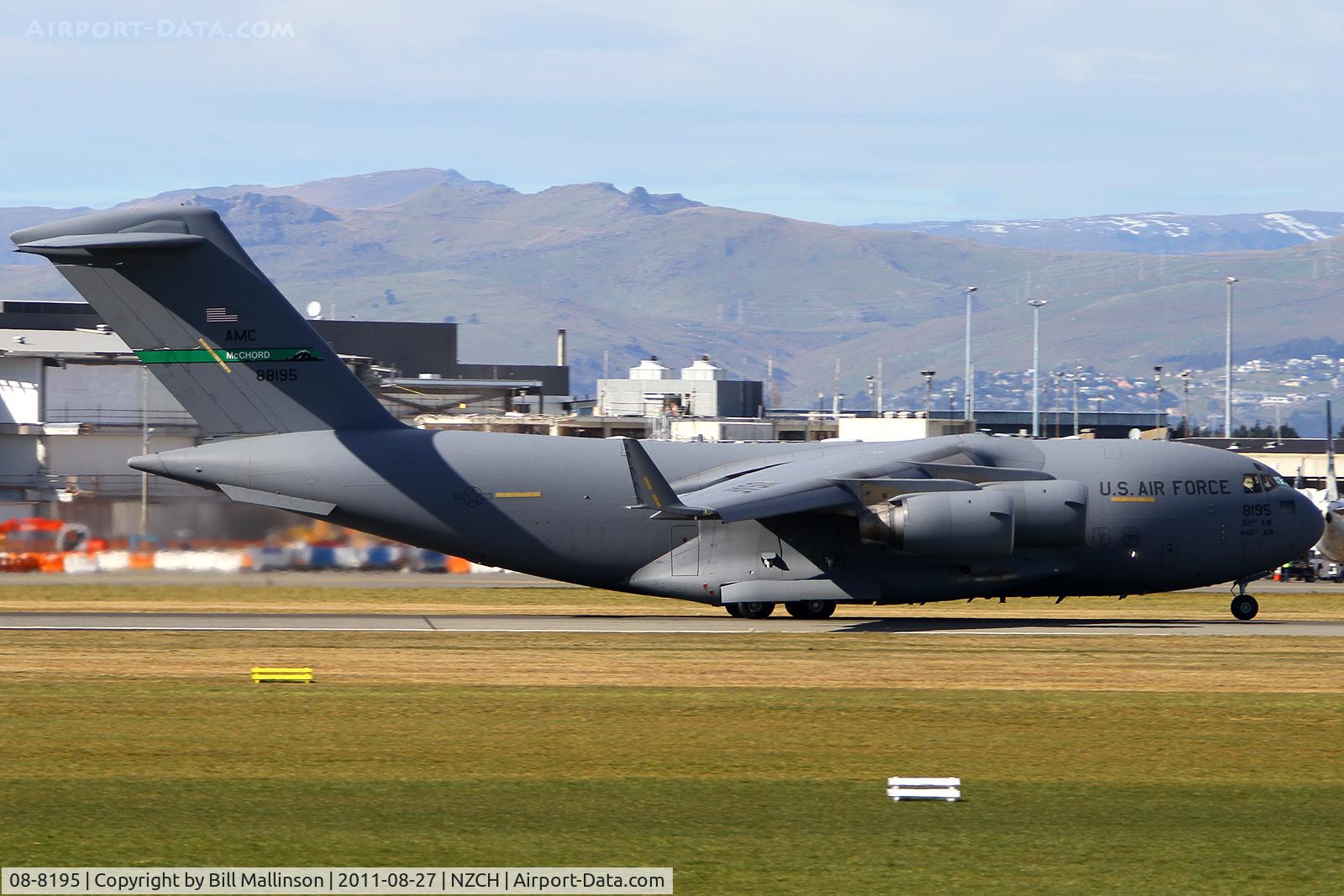 08-8195, 2008 Boeing C-17A Globemaster III C/N P-195, 