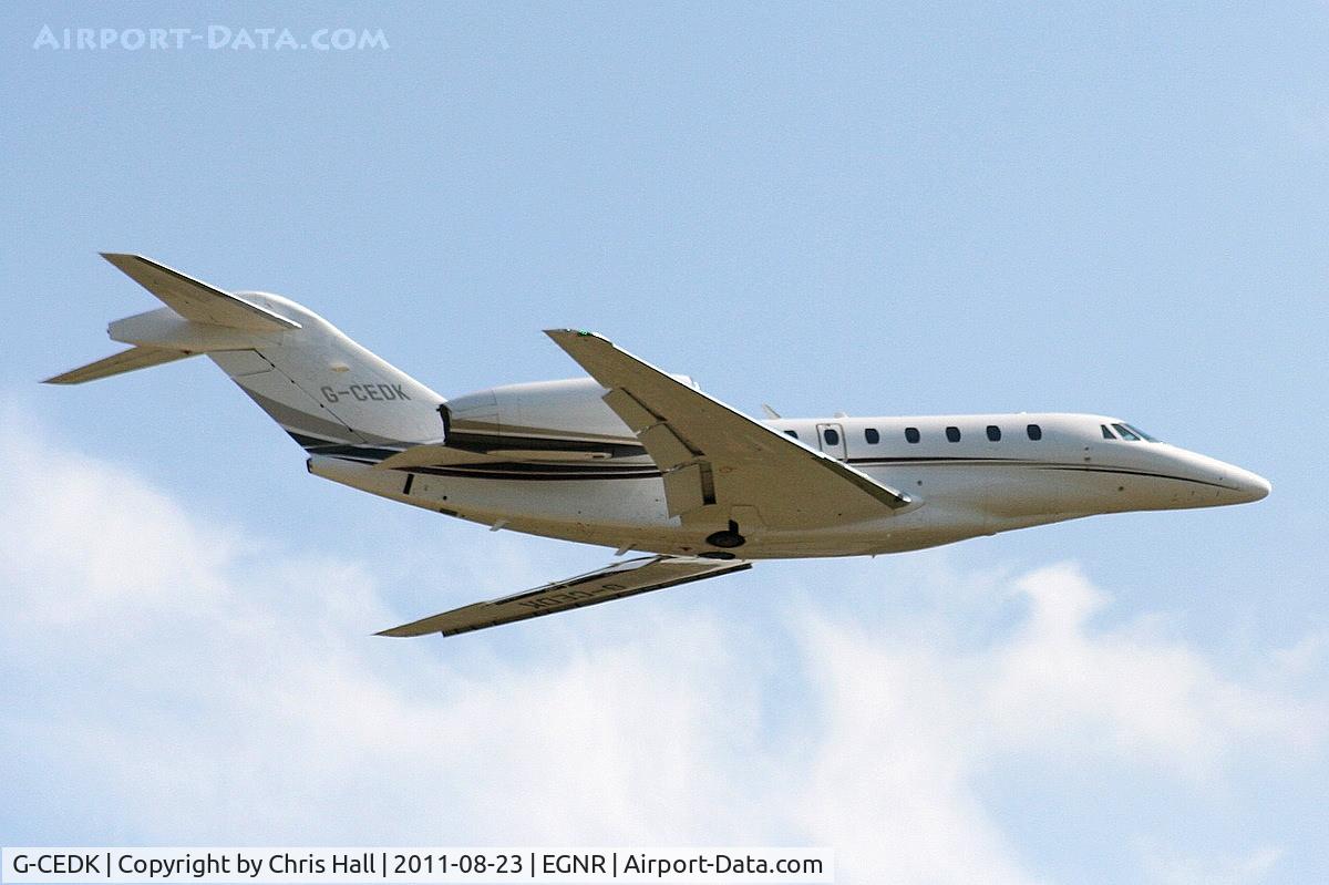 G-CEDK, 2006 Cessna 750 Citation X Citation X C/N 750-0252, Duke of Westminster