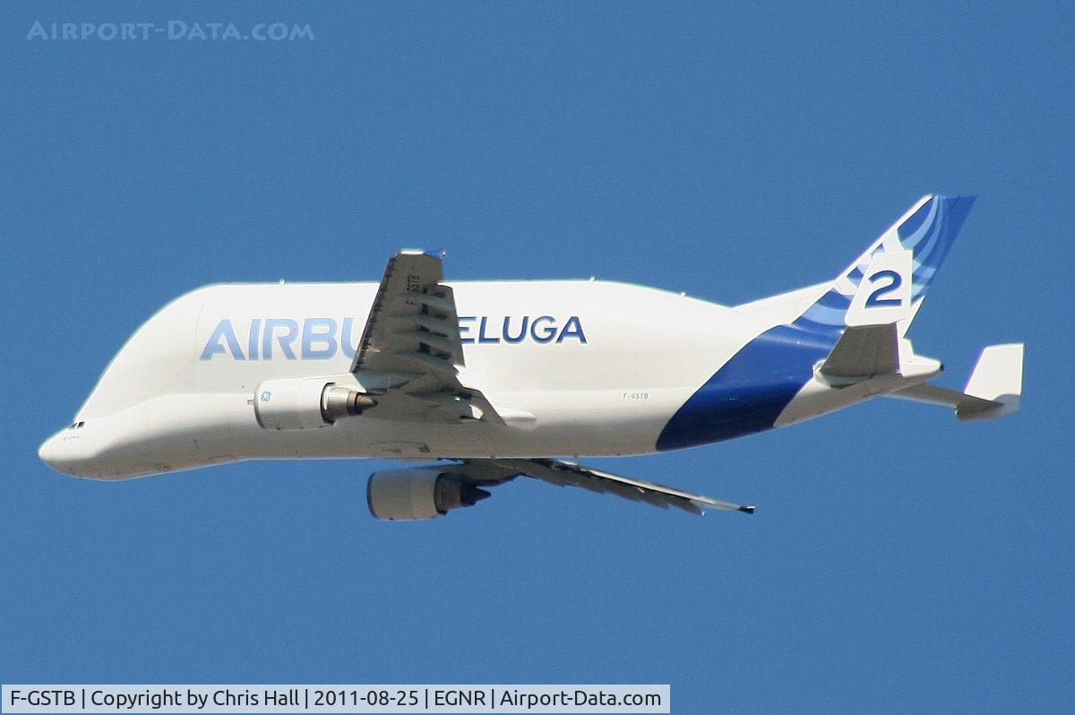 F-GSTB, 1996 Airbus A300B4-608ST Super Transporter C/N 751, with new larger titles