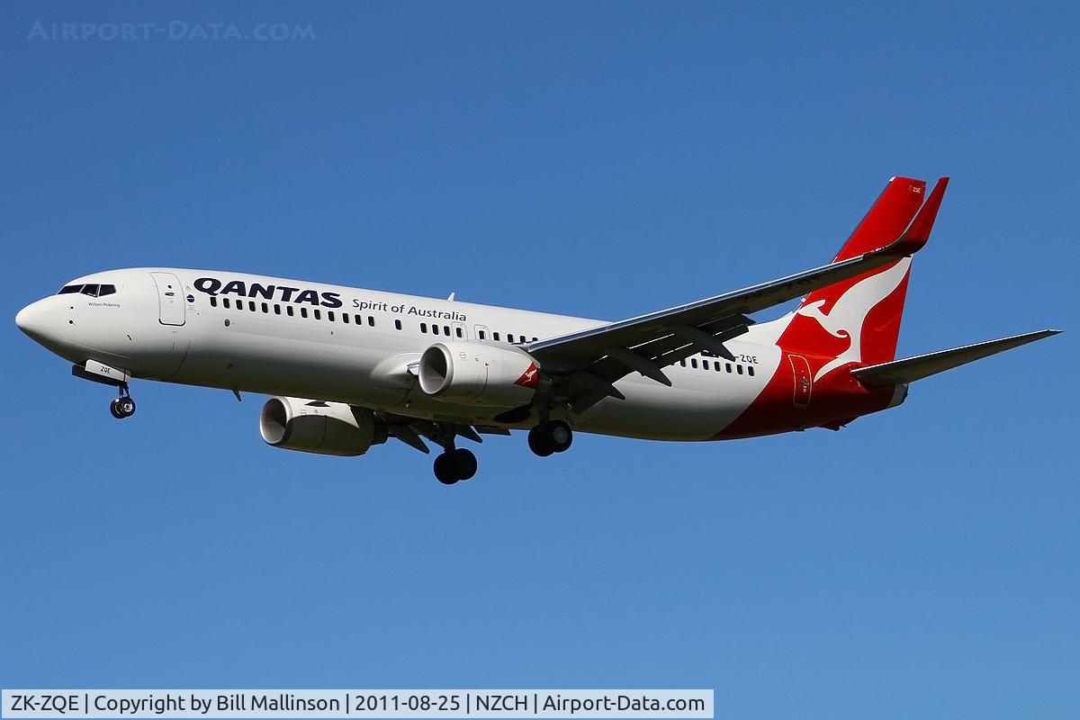 ZK-ZQE, 2011 Boeing 737-838 C/N 34185, as QF 45 from SYD