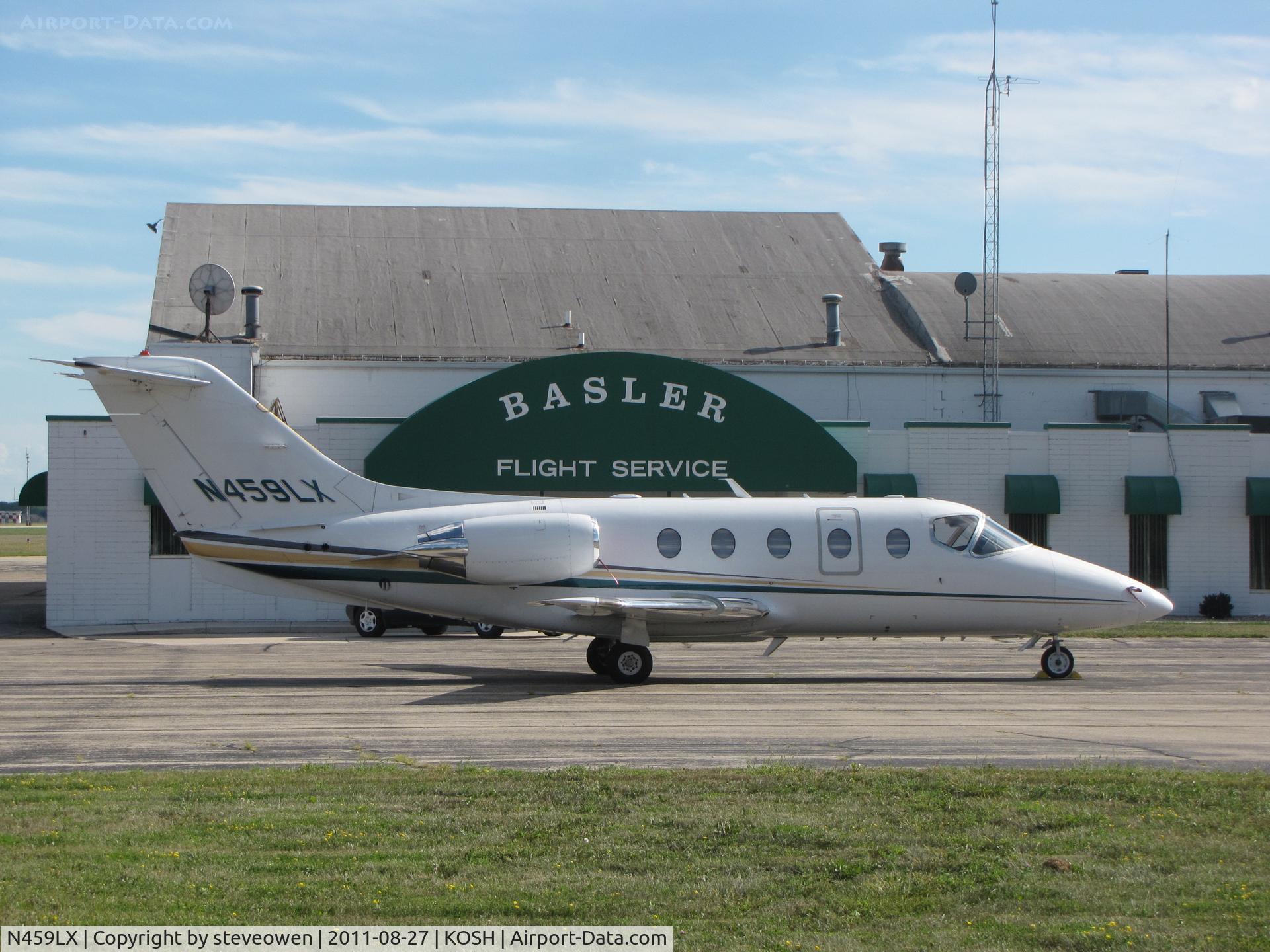 N459LX, 2003 Beechcraft 400A BeechJet C/N RK-365, Basler FBO ramp @ KOSH
