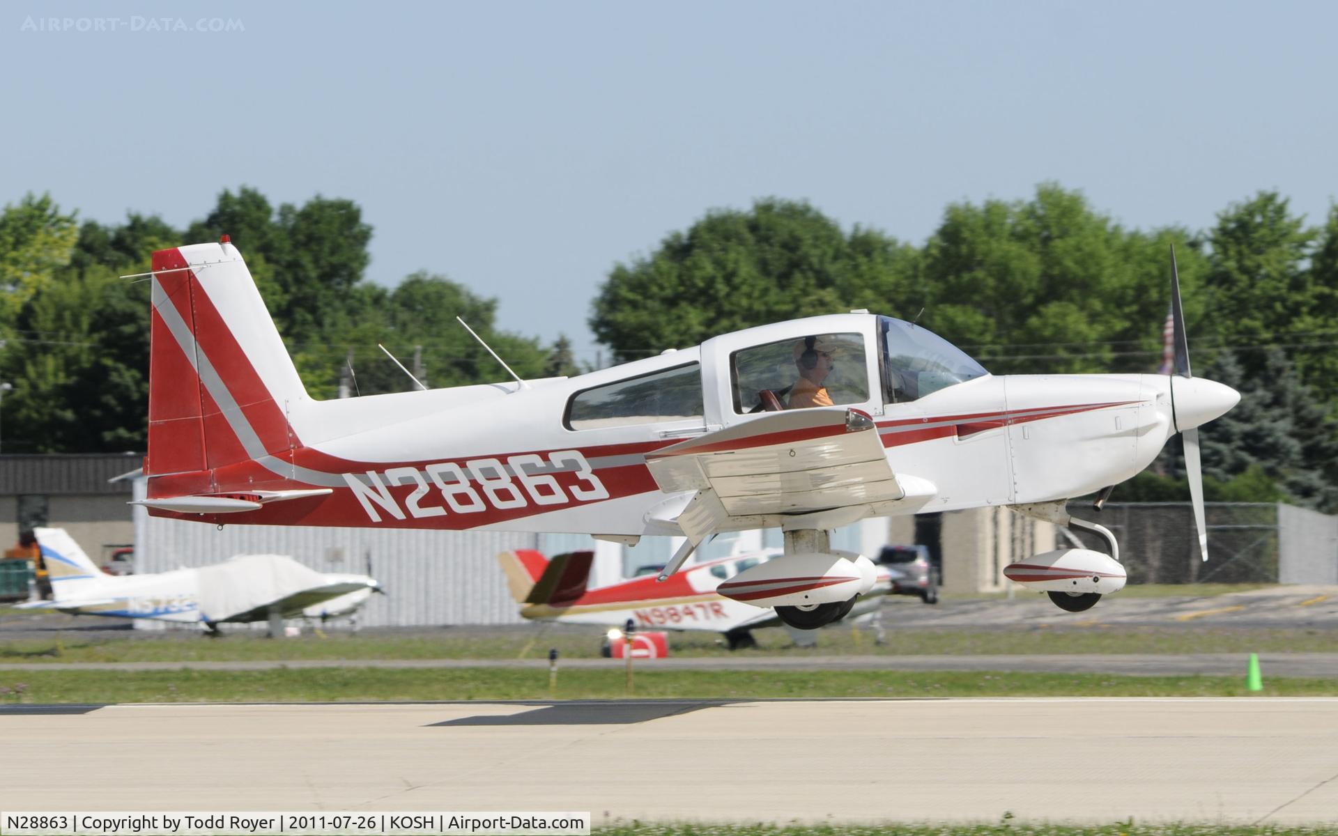 N28863, 1978 Grumman American AA-5B Tiger C/N AA5B0870, AIRVENTURE 2011