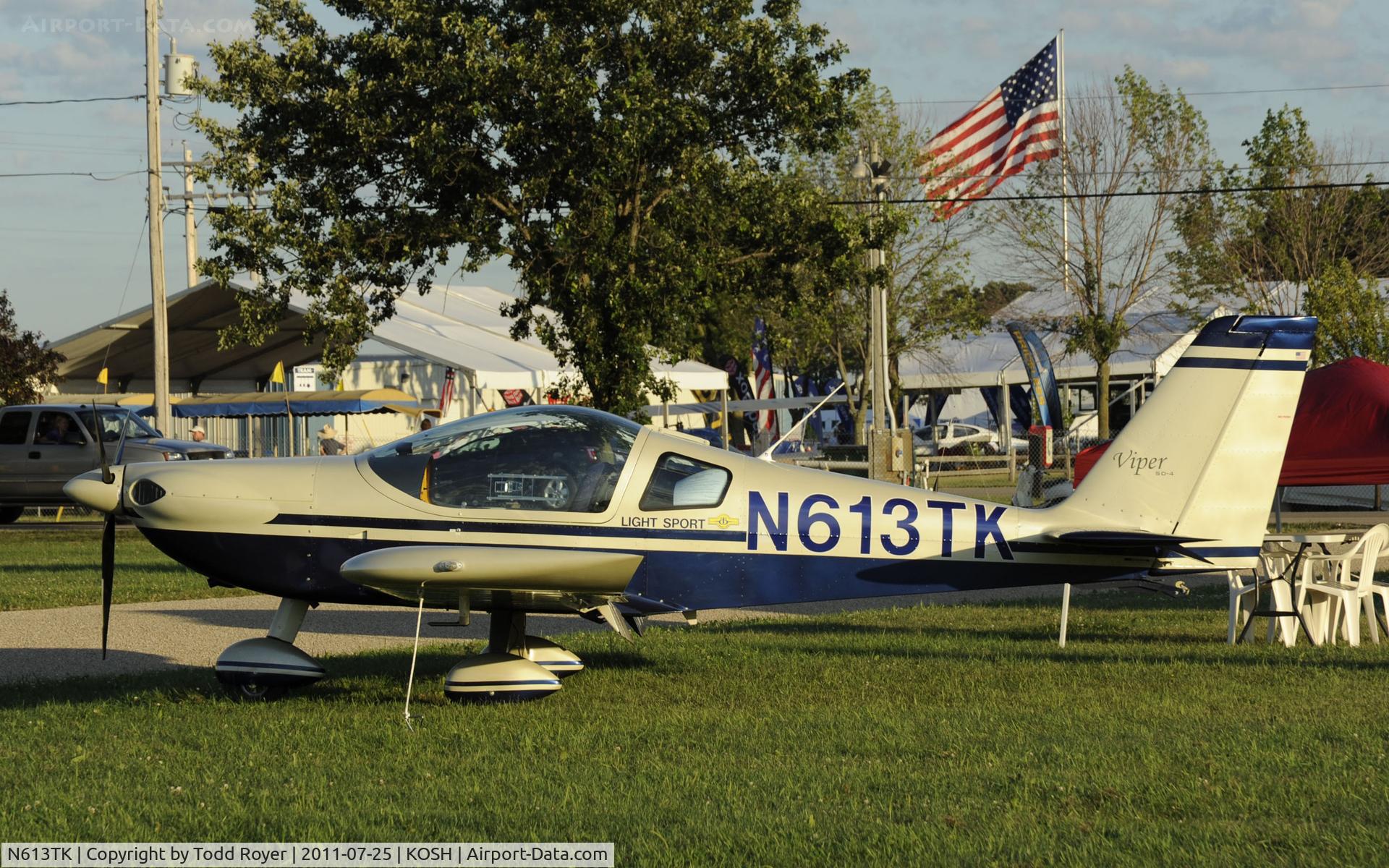 N613TK, Tomark Aero Viper SD-4 C/N 0008, AIRVENTURE 2011