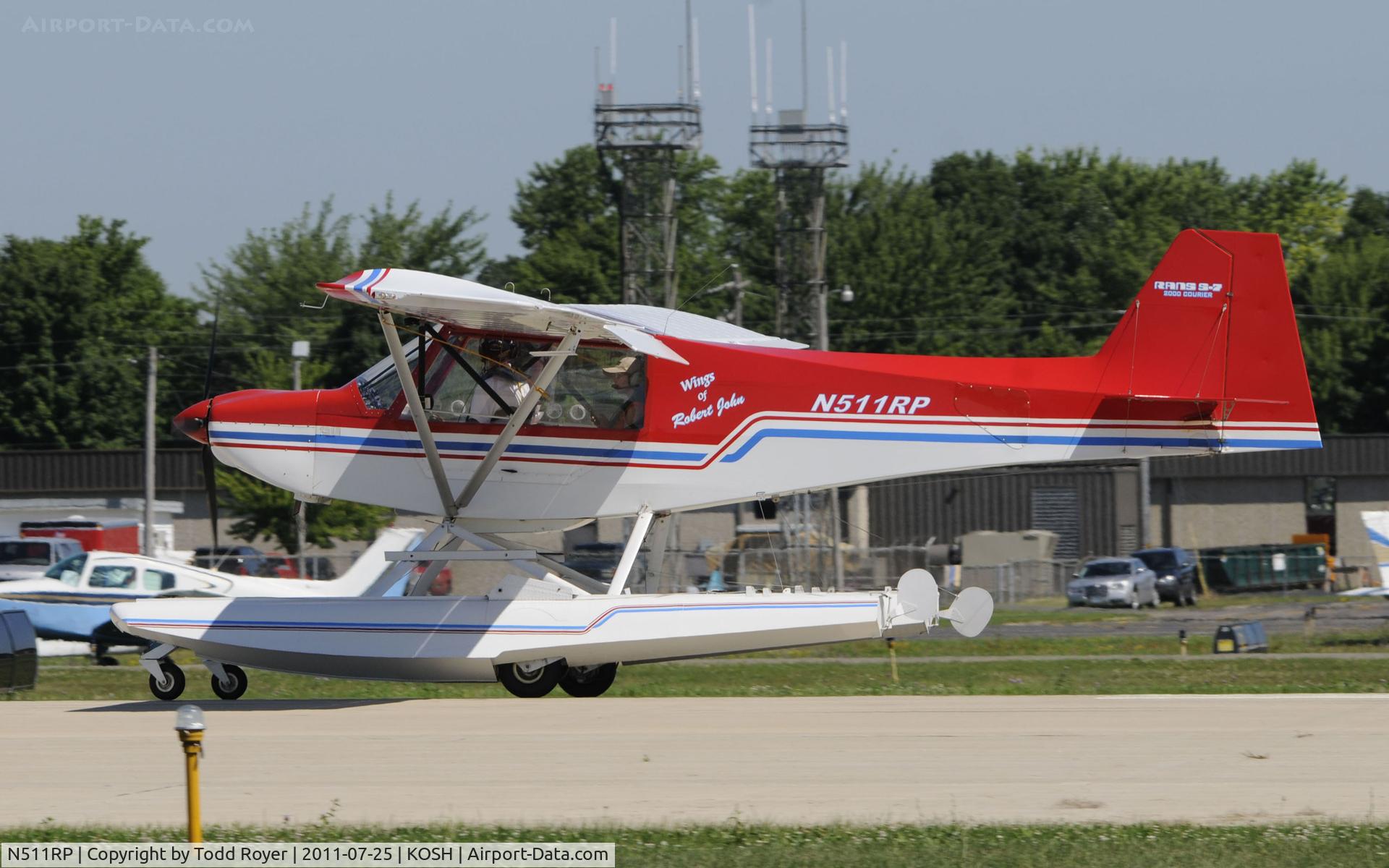 N511RP, 2002 Rans S-7 Courier C/N 1101313, AIRVENTURE 2011