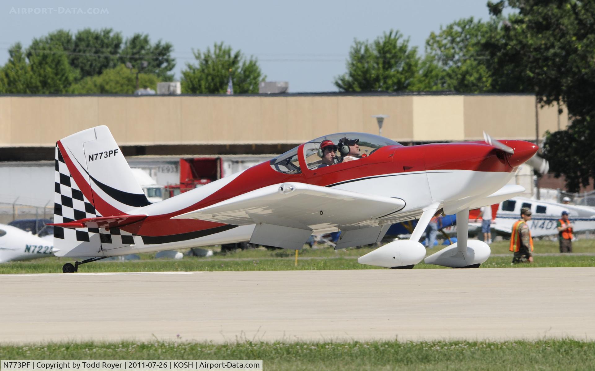N773PF, 2008 Vans RV-7 C/N 71785, AIRVENTURE 2011