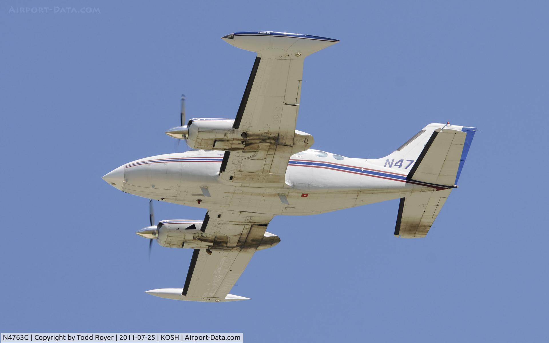 N4763G, 1977 Cessna 414 Chancellor Chancellor C/N 414-0938, AIRVENTURE 2011