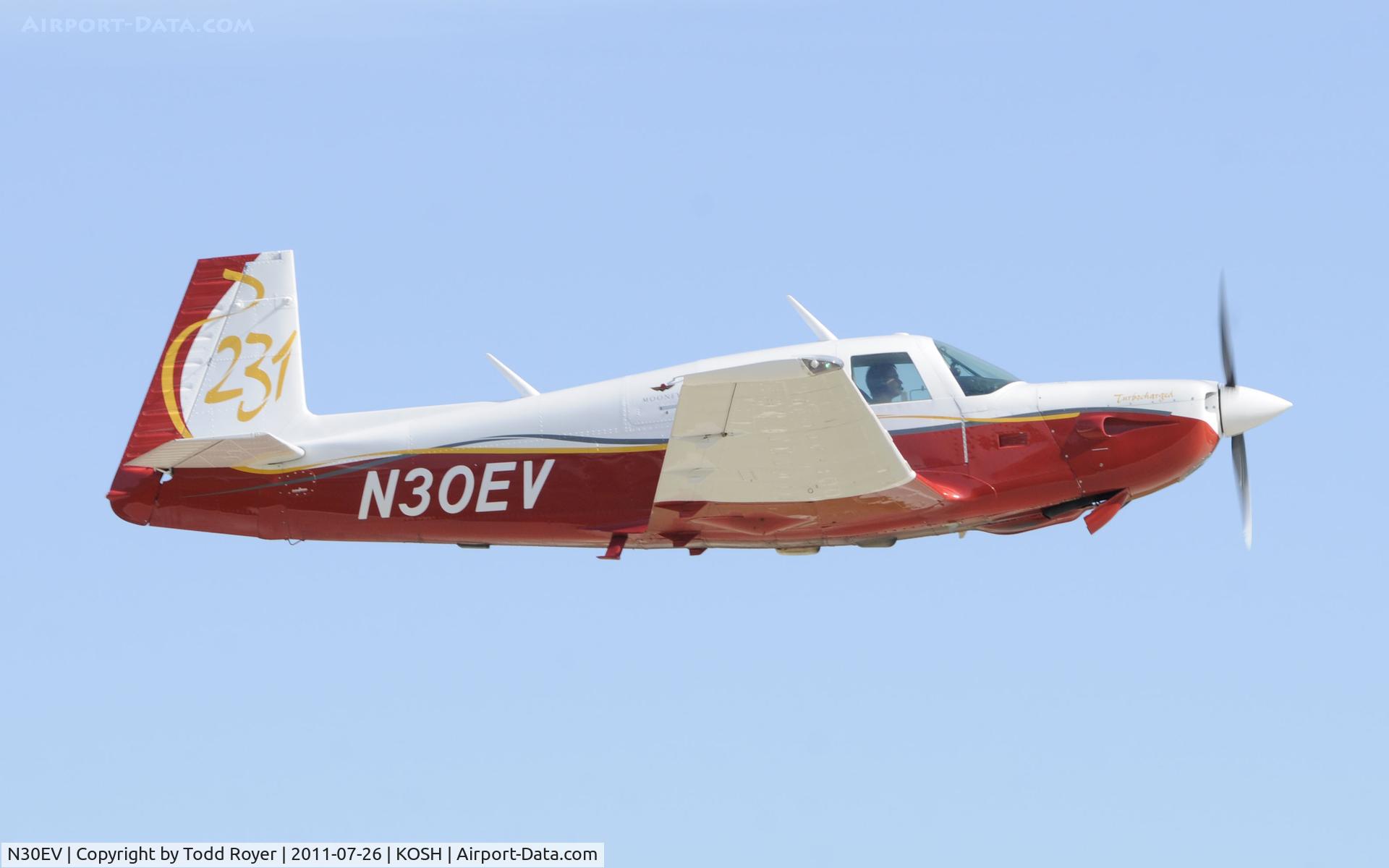 N30EV, 1982 Mooney M20K C/N 25-0708, AIRVENTURE 2011