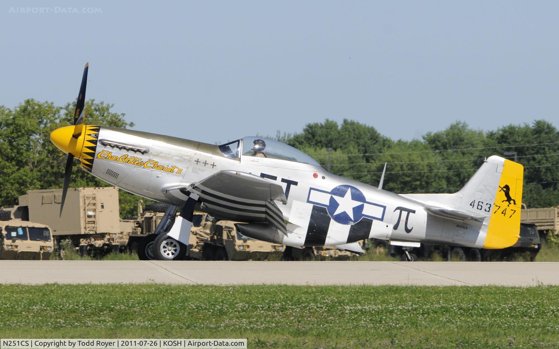 N251CS, North American F-51D Mustang C/N 44-74977N, AIRVENTURE 2011