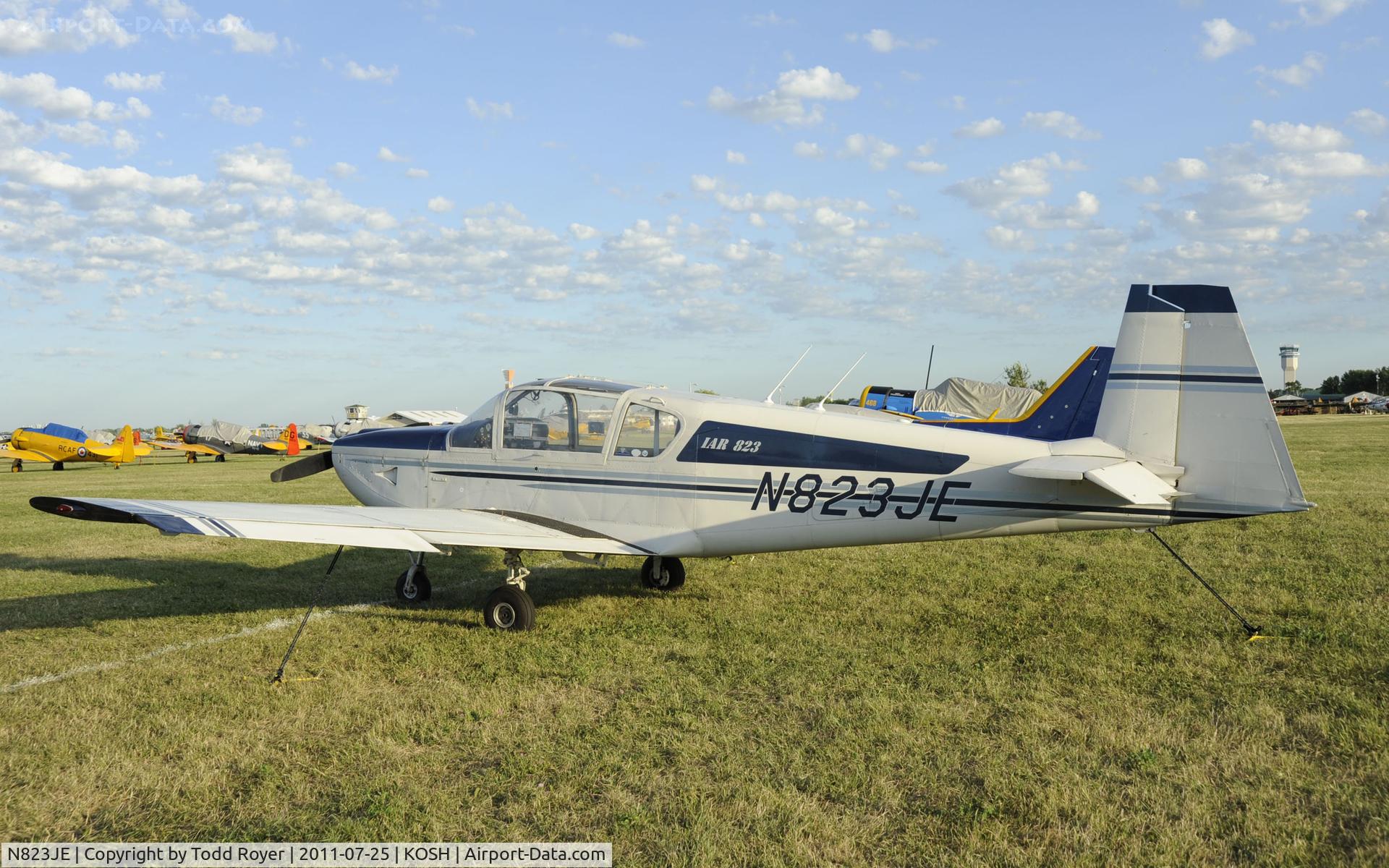 N823JE, 1974 IAR IAR-823 C/N 02, AIRVENTURE 2011