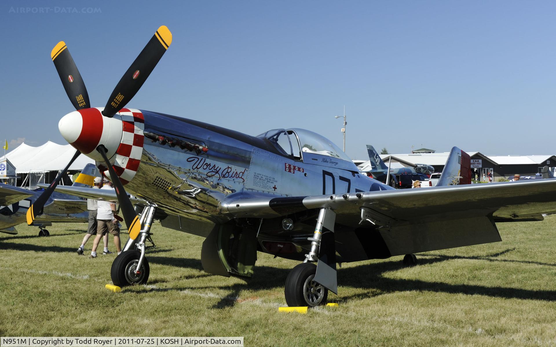 N951M, 1944 North American P-51D Mustang C/N 122-39746 (44-73287N), AIRVENTURE 2011