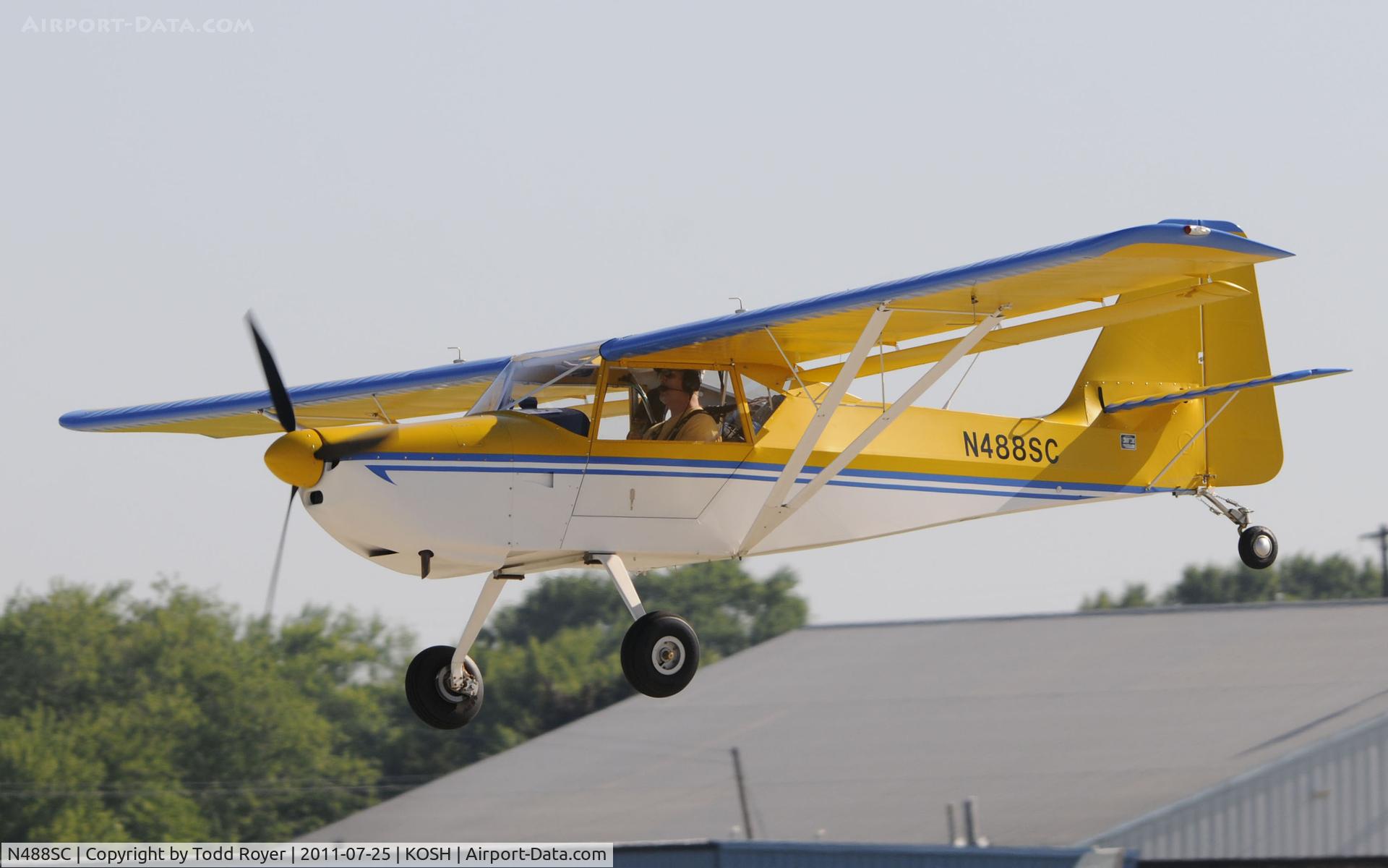 N488SC, 2006 Skystar Kitfox Series 6/7 C/N S0002-012, AIRVENTURE 2011