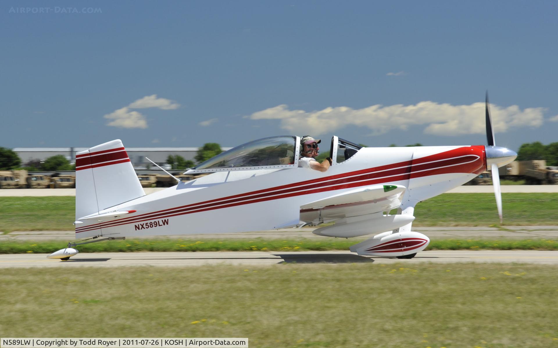 N589LW, 1975 Thorp T-18 Tiger C/N 589, AIRVENTURE 2011
