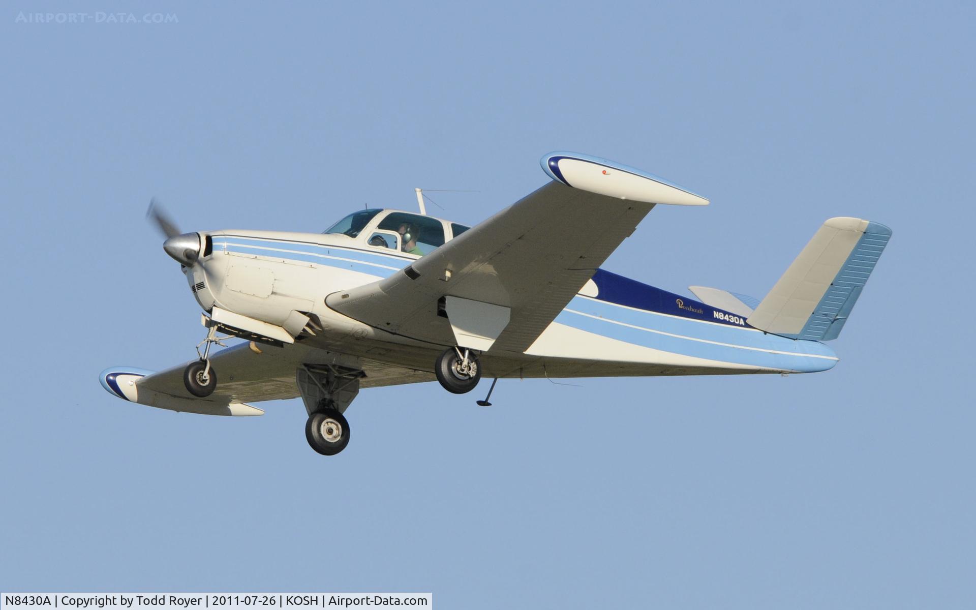 N8430A, 1948 Beech A35 Bonanza C/N D-1844, AIRVENTURE 2011