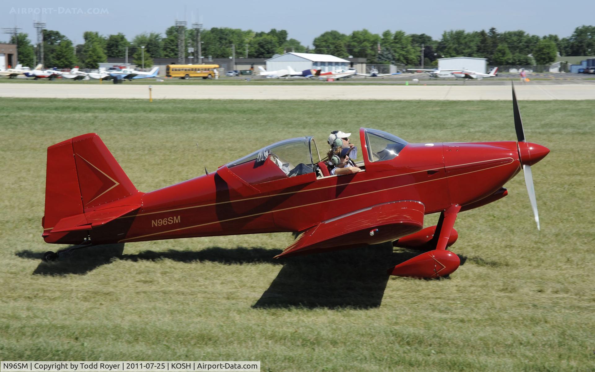 N96SM, Vans RV-6 C/N 21590, AIRVENTURE 2011