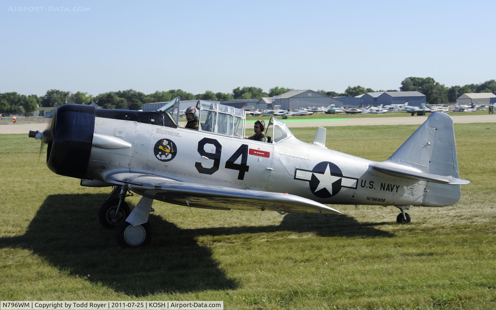 N796WM, 1943 North American AT-6D Texan C/N 88-15328, AIRVENTURE 2011