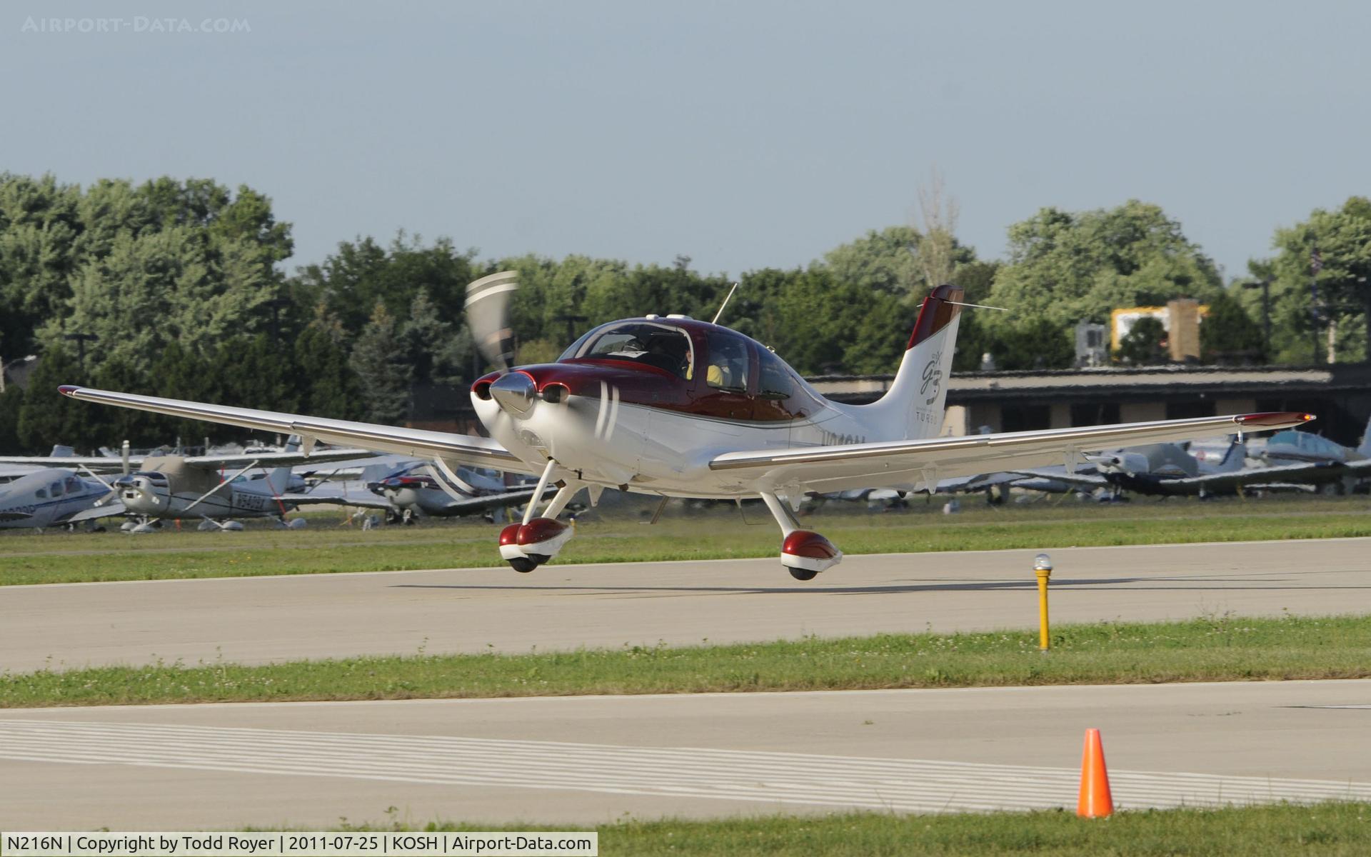 N216N, 2008 Cirrus SR22 G3 GTS Turbo C/N 3117, AIRVENTURE 2011