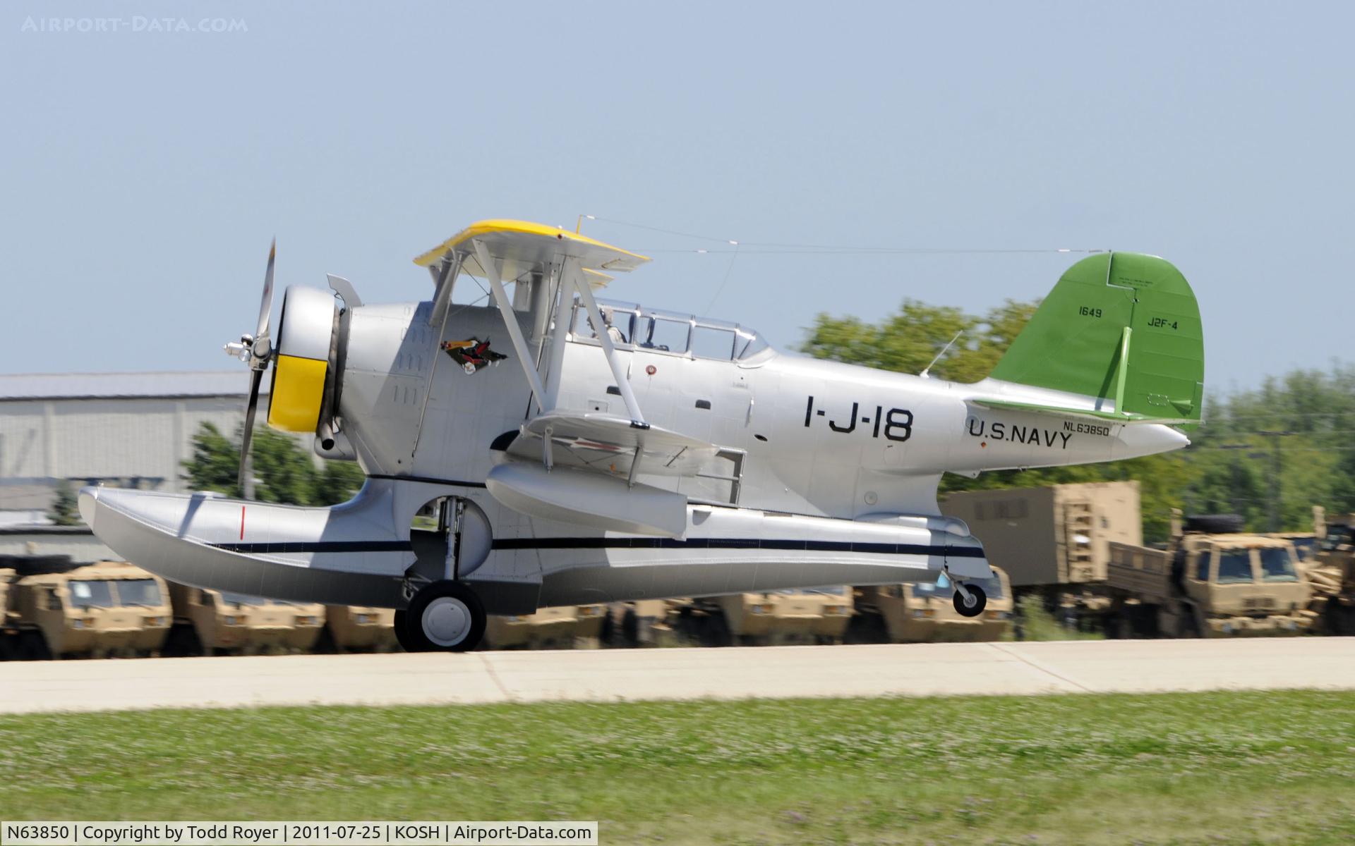 N63850, 1939 Grumman J2F-4 C/N 1649, AIRVENTURE 2011