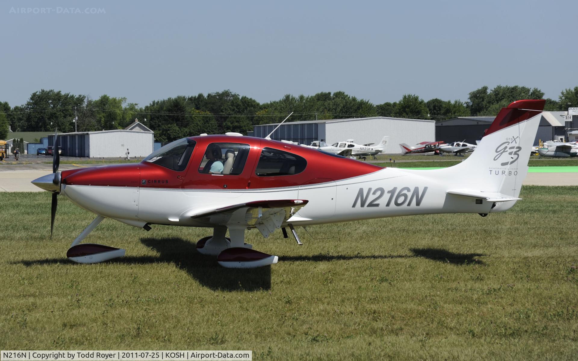 N216N, 2008 Cirrus SR22 G3 GTS Turbo C/N 3117, AIRVENTURE 2011