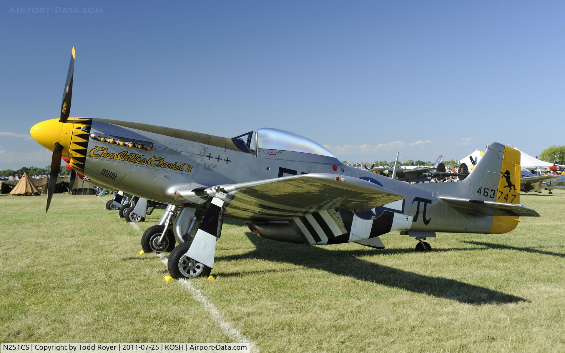 N251CS, North American F-51D Mustang C/N 44-74977N, AIRVENTURE 2011