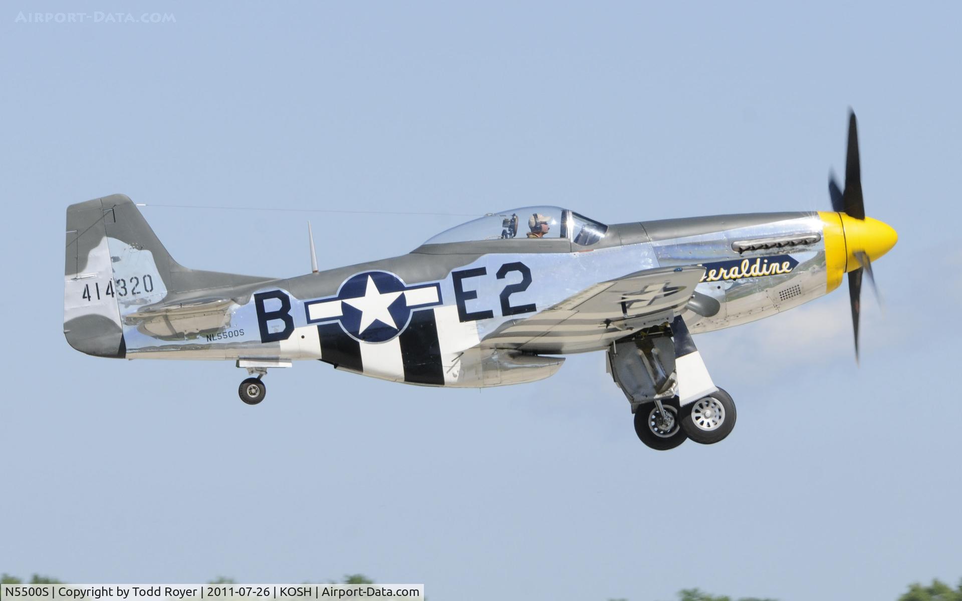 N5500S, 1944 North American F-51D Mustang C/N 44-63655, AIRVENTURE 2011