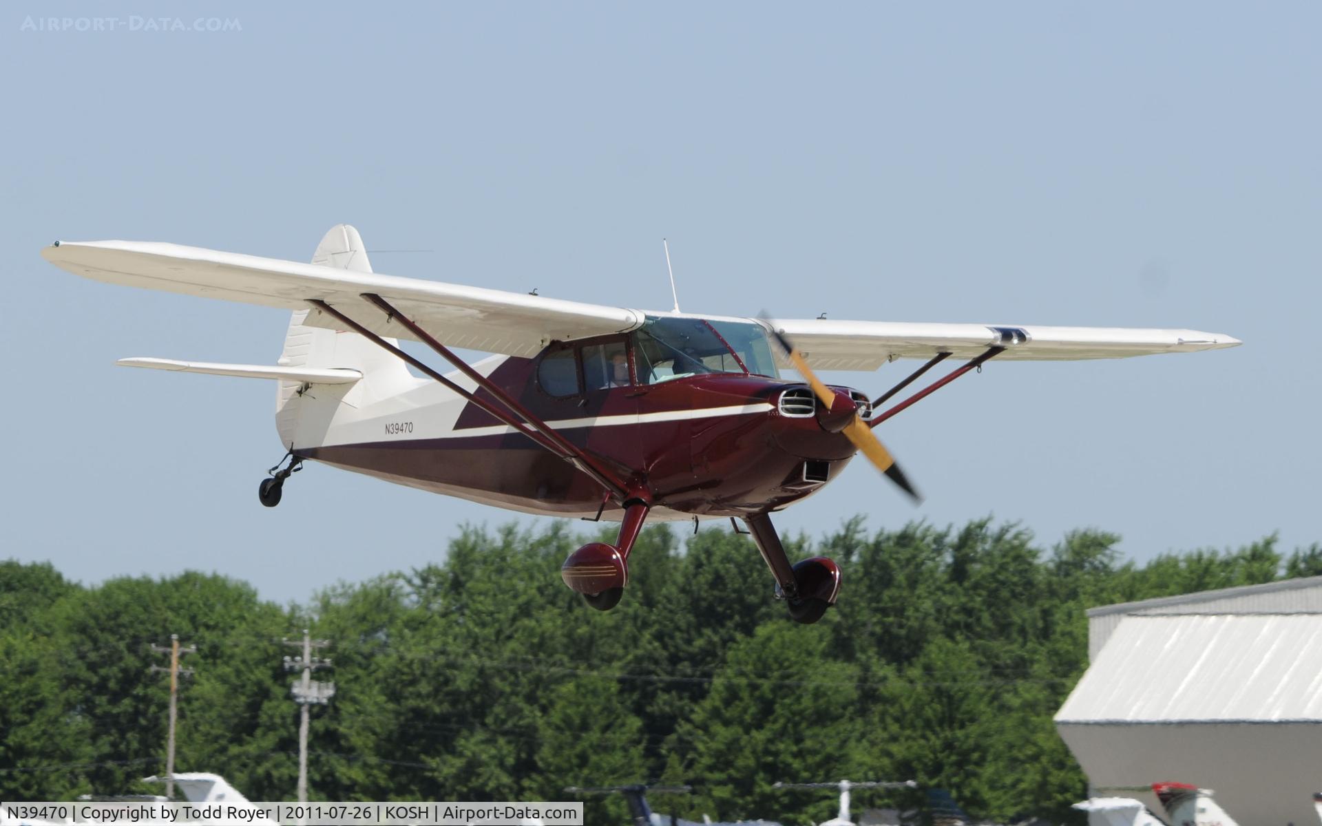 N39470, 1946 Stinson 108 Voyager C/N 108-39, AIRVENTURE 2011