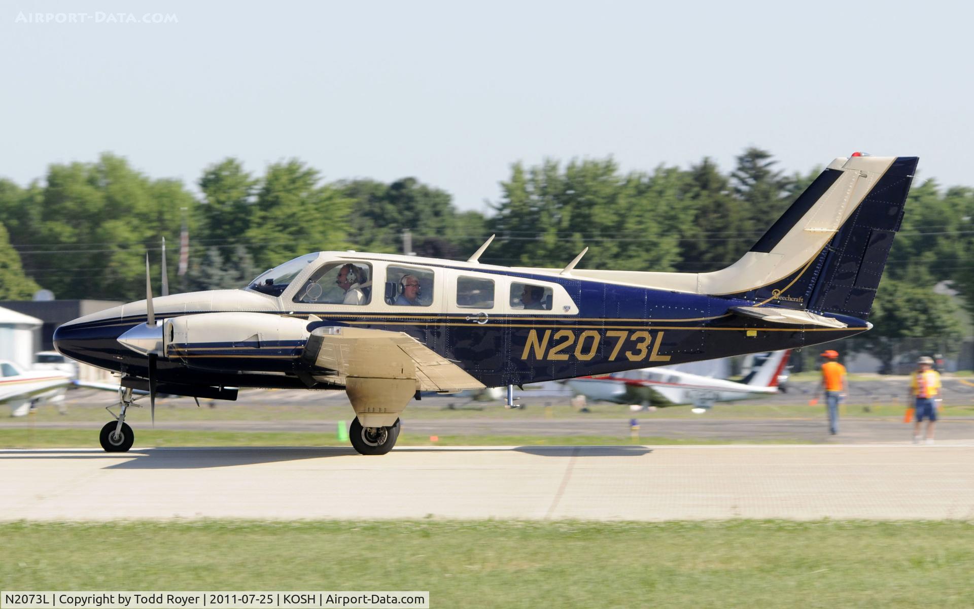 N2073L, 1976 Beech 58P Baron C/N TJ-73, AIRVENTURE 2011