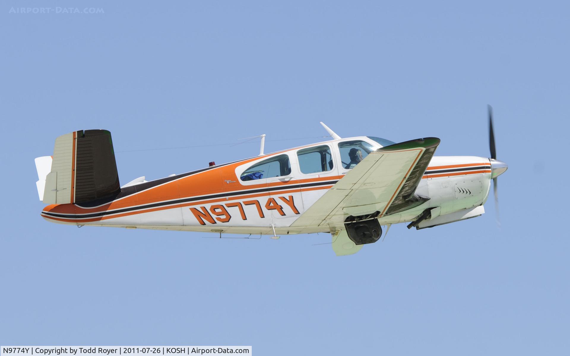 N9774Y, 1963 Beech P35 Bonanza C/N D-7159, AIRVENTURE 2011