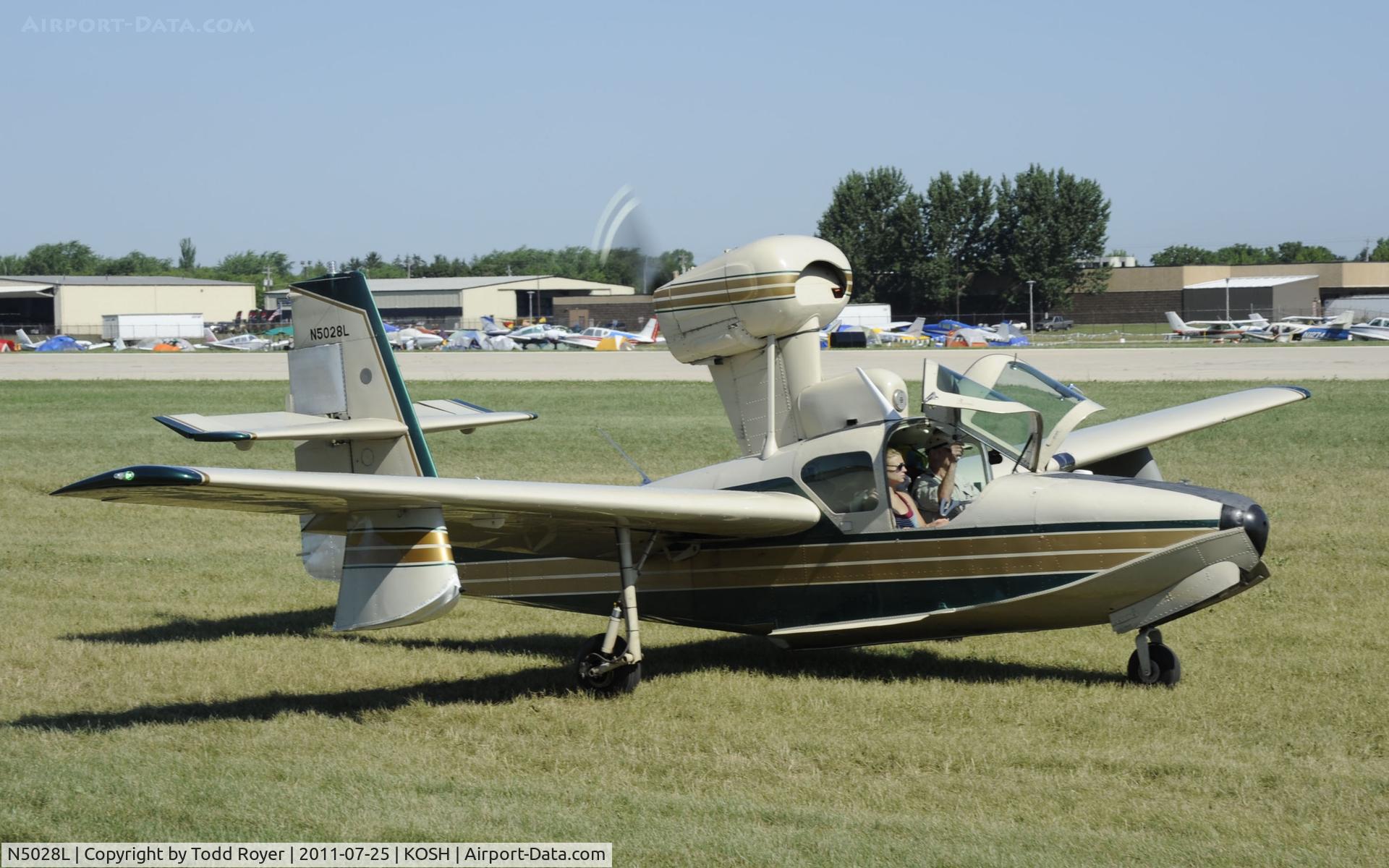 N5028L, 1971 Lake LA-4-200 Buccaneer C/N 485, AIRVENTURE 2011