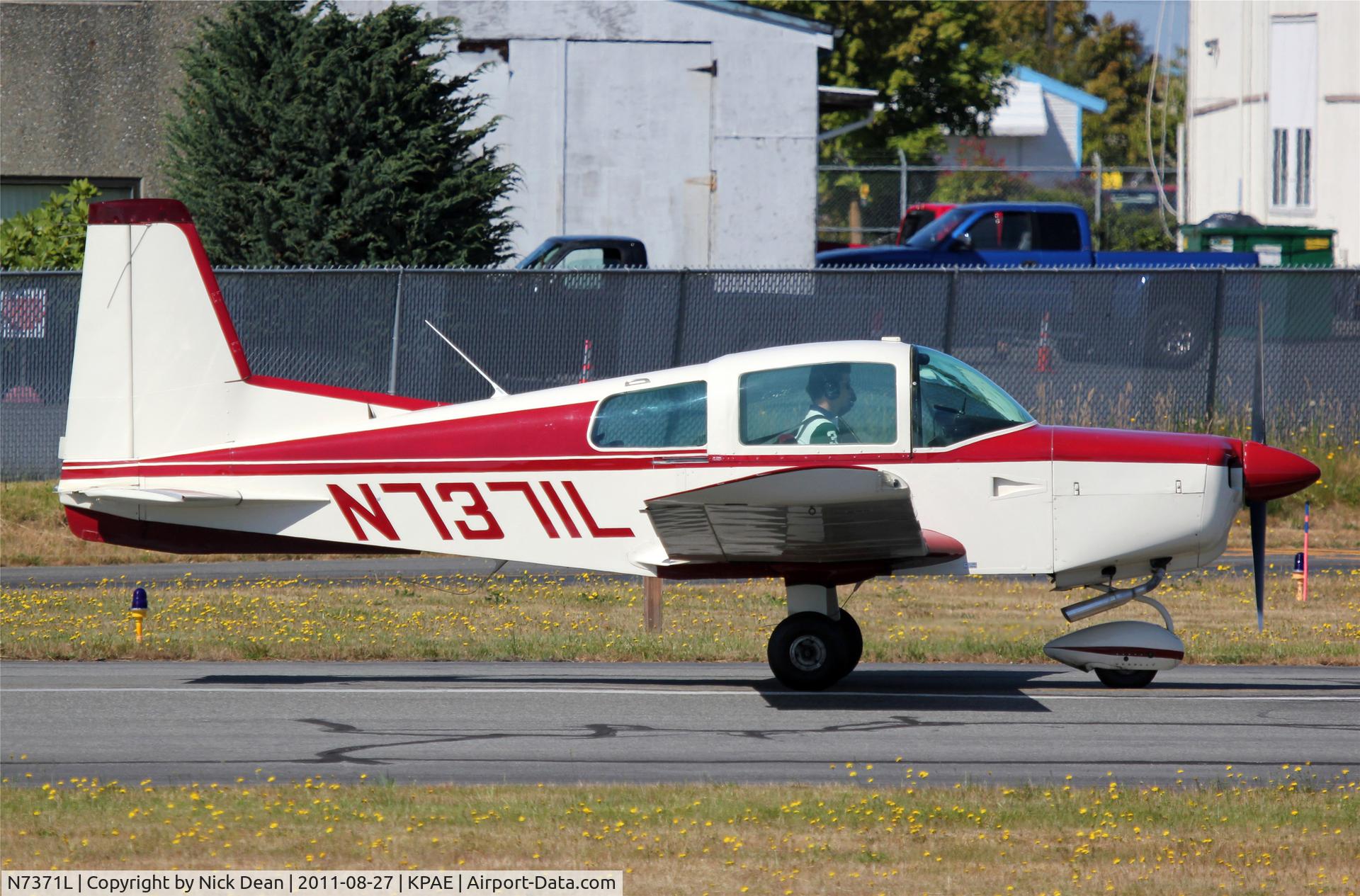 N7371L, 1972 American AA-5 C/N AA5-0210, KPAE/PAE