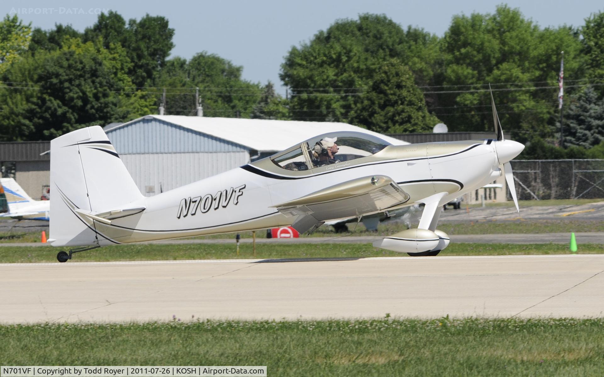 N701VF, Vans RV-7 C/N 71313, AIRVENTURE 2011