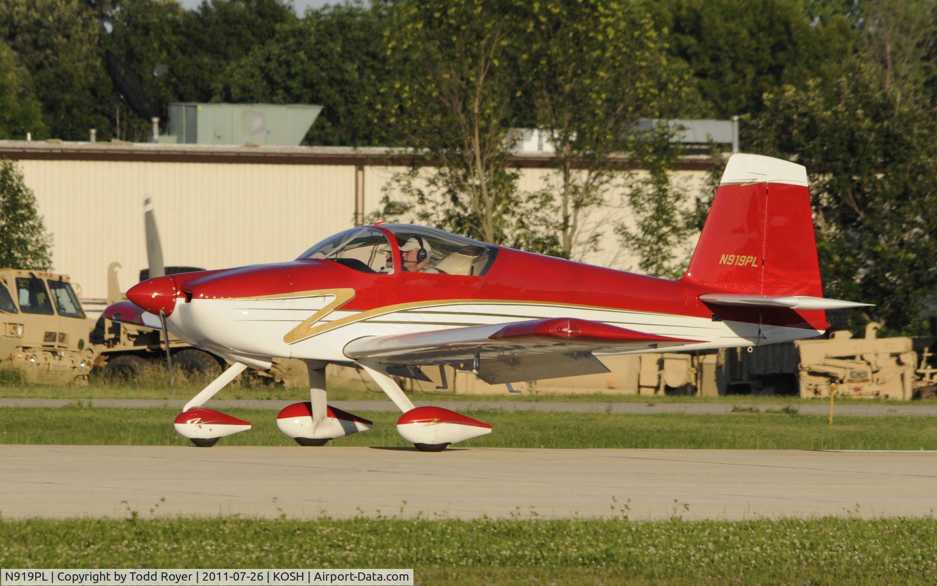 N919PL, 2006 Vans RV-9A C/N 90845, AIRVENTURE 2011
