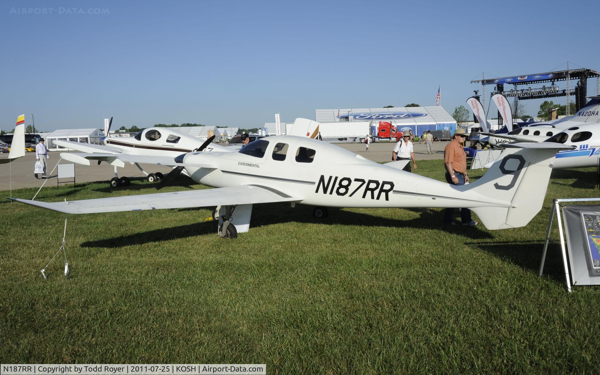 N187RR, Rutan Model 81 Catbird C/N 001, AIRVENTURE 2011
