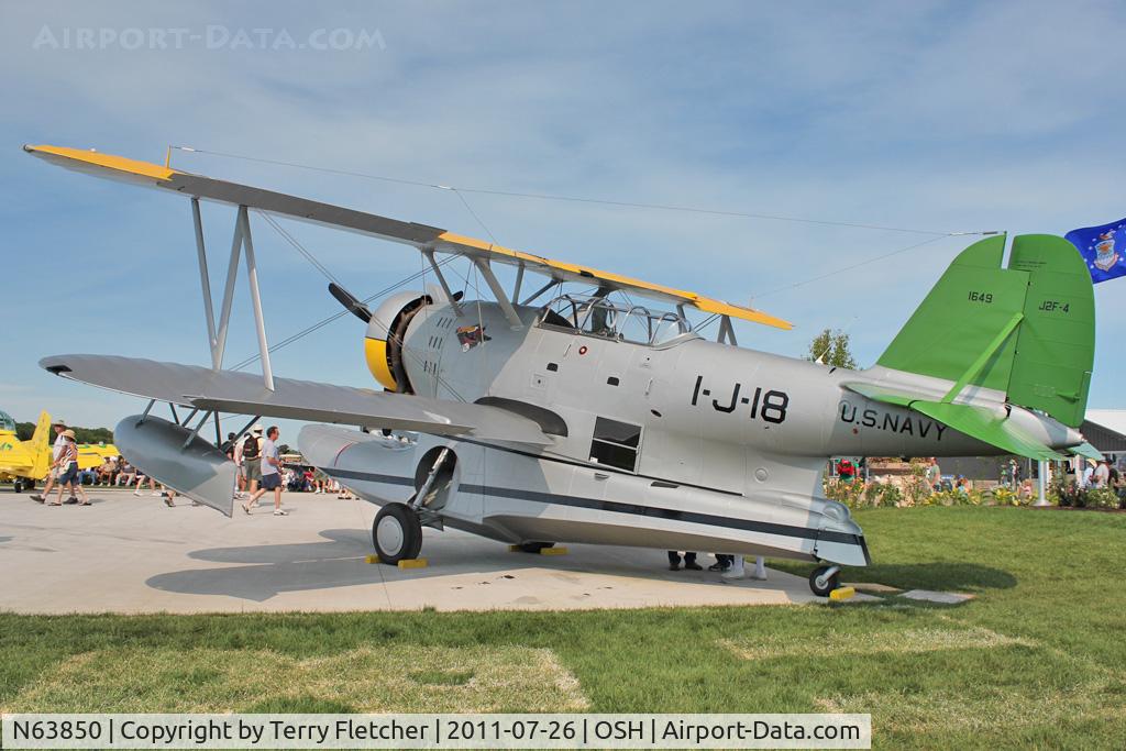 N63850, 1939 Grumman J2F-4 C/N 1649, 1939 Grumman J2F4, ex Bu1649
at 2011 Oshkosh