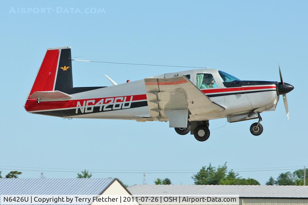 N6426U, 1962 Mooney M20C Ranger C/N 2173, 1962 Mooney M20C, c/n: 2173 at 2011 Oshkosh