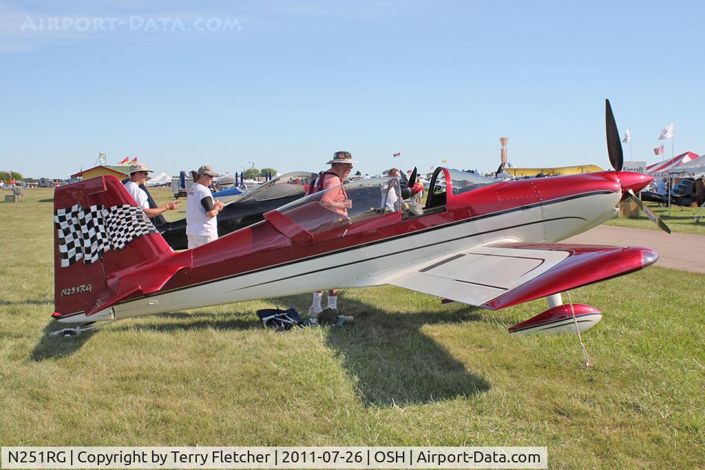N251RG, 2008 Harmon F1 Rocket C/N 089, 2008 Gray Richard D F1 ROCKET, c/n: 089
at 2011 Oshkosh