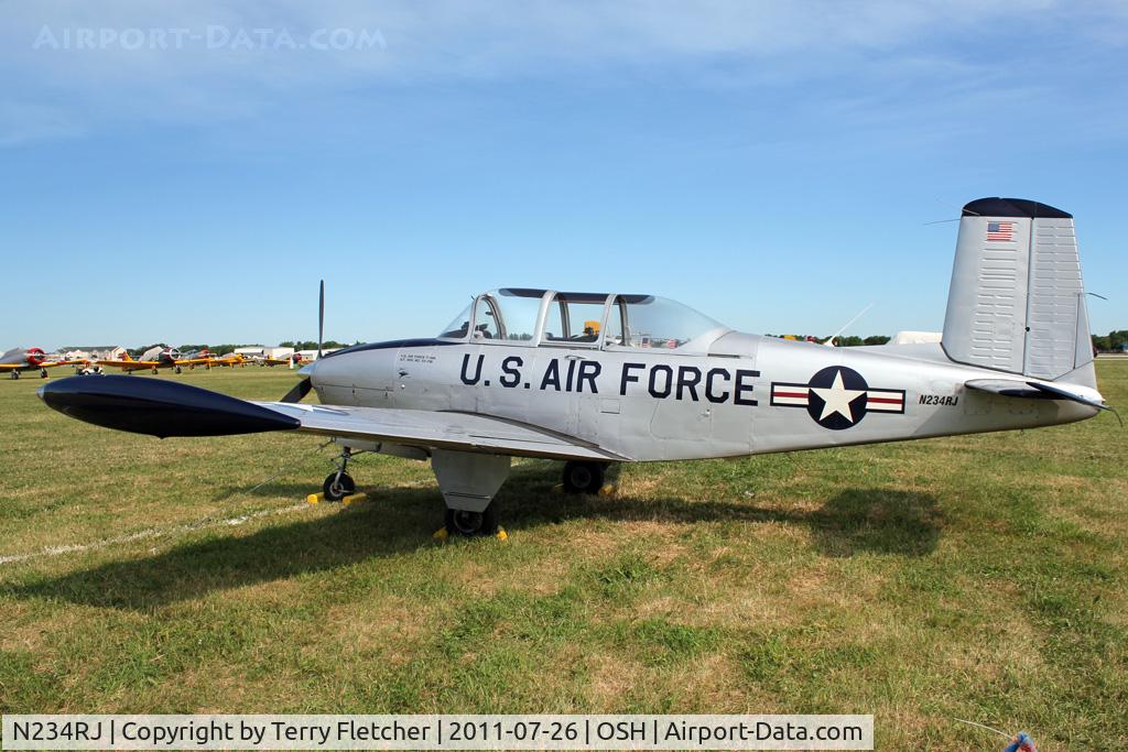 N234RJ, 1955 Beech T-34A (A45) Mentor C/N G-773, 1955 Beech A45, c/n: G-773 ex USAF 55-216
at 2011 Oshkosh