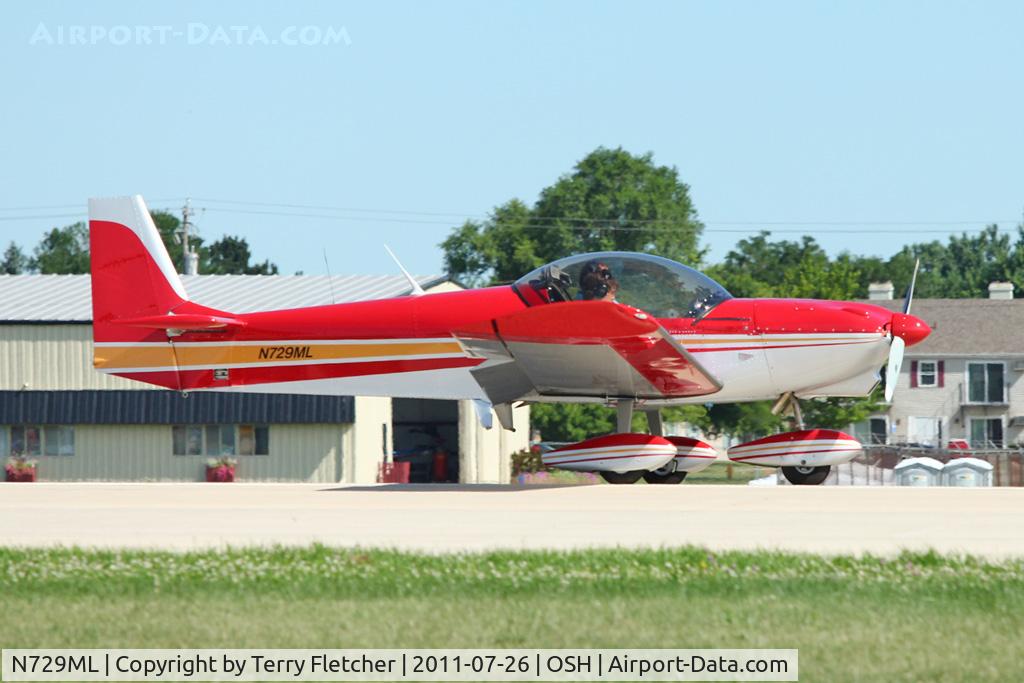 N729ML, Zenair CH-601XL Zodiac C/N 6-4600, Loftin Thomas J LOFTIN 601XL, c/n: 6-4600
at 2011 Oshkosh