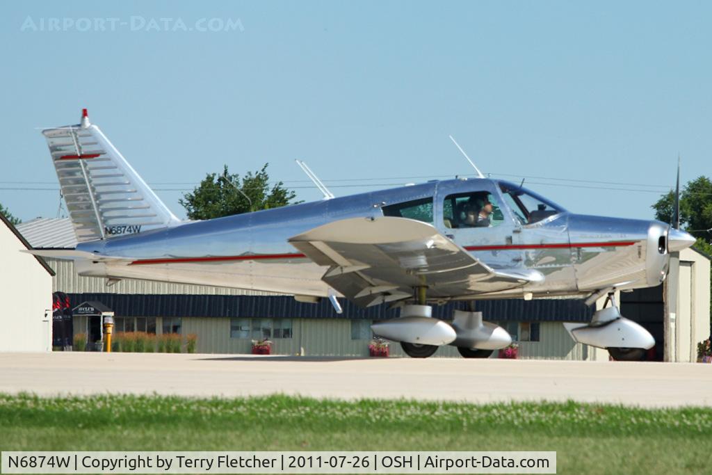 N6874W, 1965 Piper PA-28-140 Cherokee C/N 28-21030, 1965 Piper PA-28-140, c/n: 28-21030
at 2011 Oshkosh