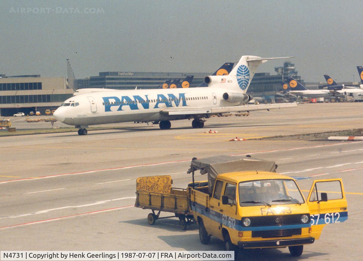 N4731, 1967 Boeing 727-235 C/N 19451, Pan Am
