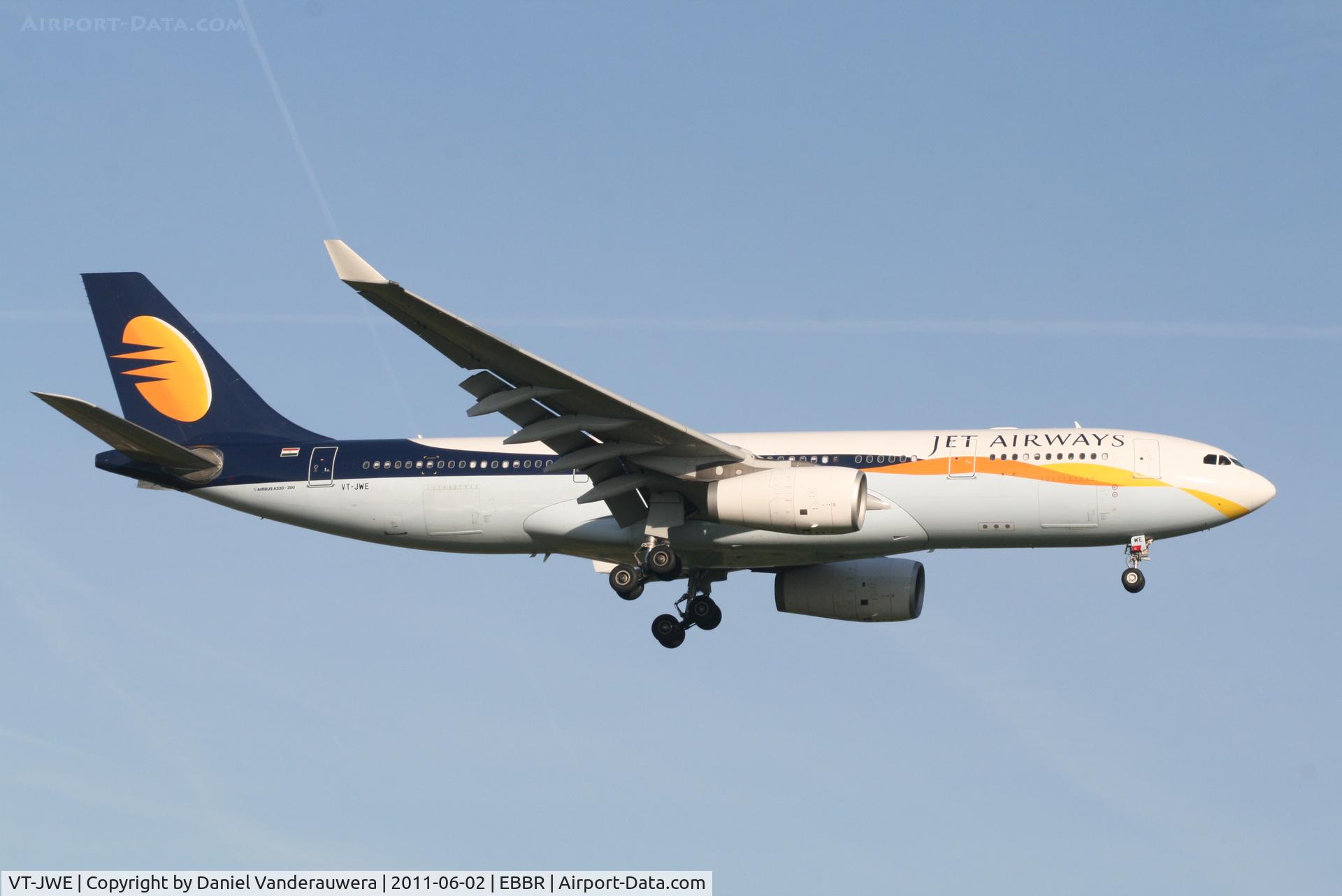VT-JWE, 2006 Airbus A330-243 C/N 807, Arrival of flight 9W to RWY 02