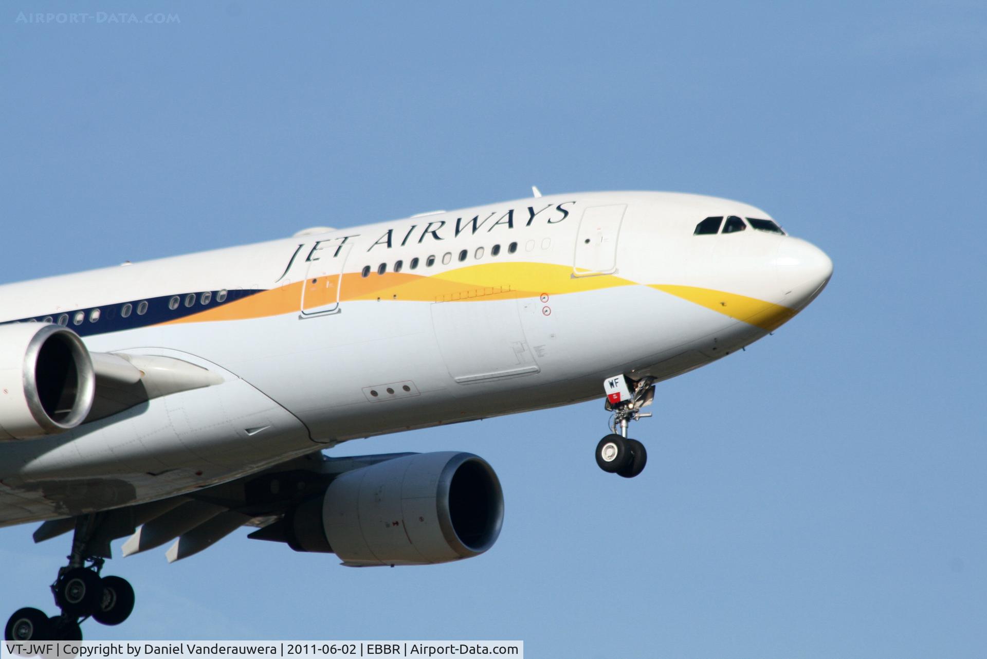 VT-JWF, 2007 Airbus A330-202 C/N 825, Arrival of flight 9W226 to RWY 02