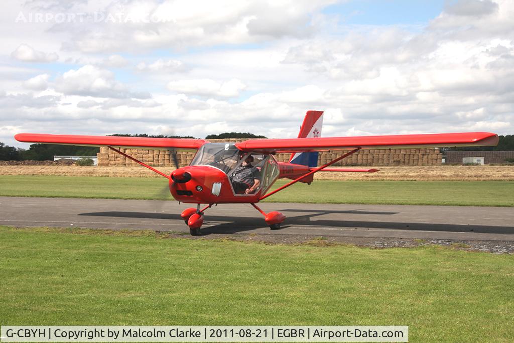 G-CBYH, 2003 Aeroprakt A-22 Foxbat C/N PFA 317-13902, Aeroprakt A22 Foxbat at Breighton Airfield's Summer Fly-In, August 2011.