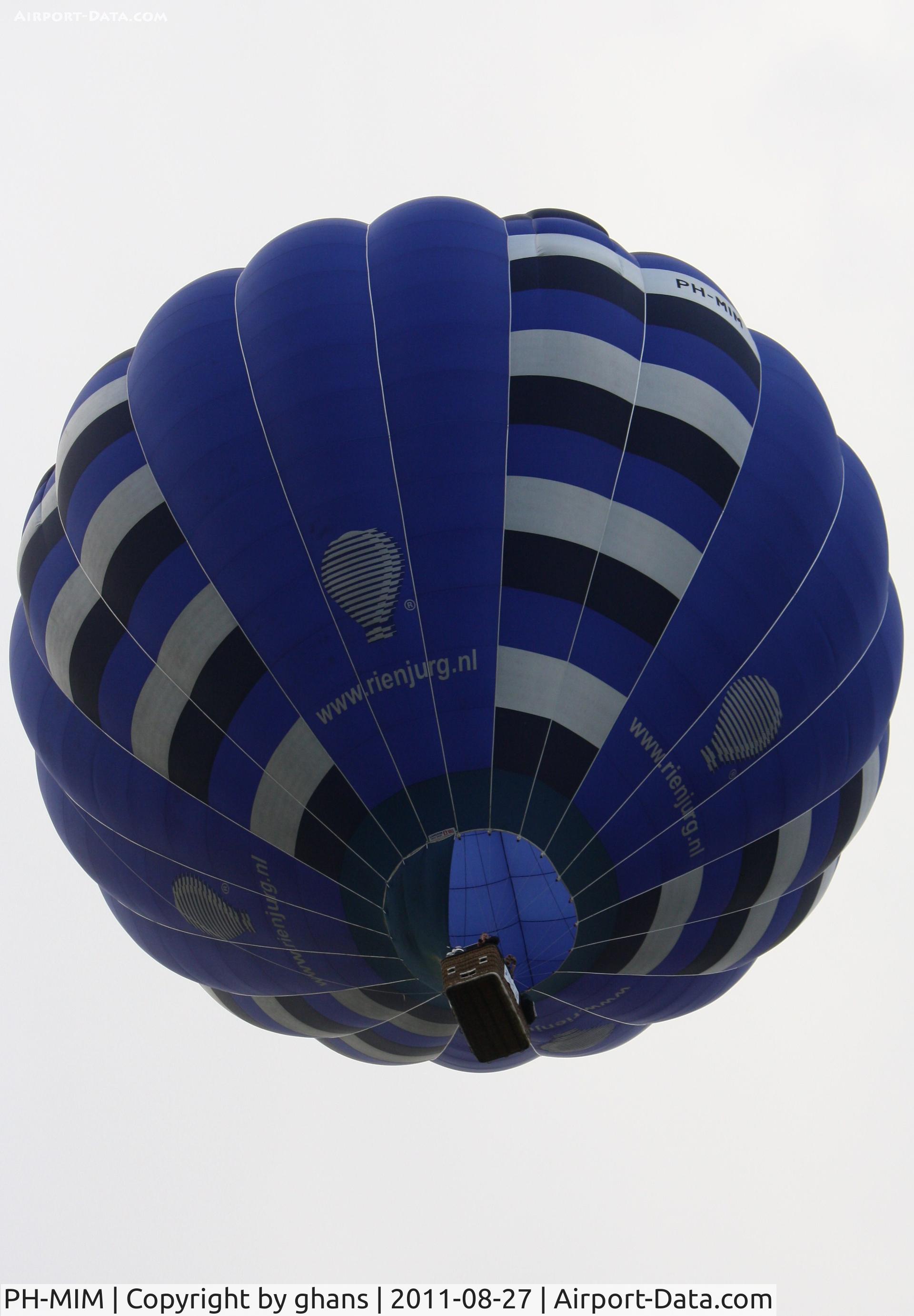PH-MIM, Cameron Balloons Ltd. Cam A-180 C/N 10959, Rien Jurg