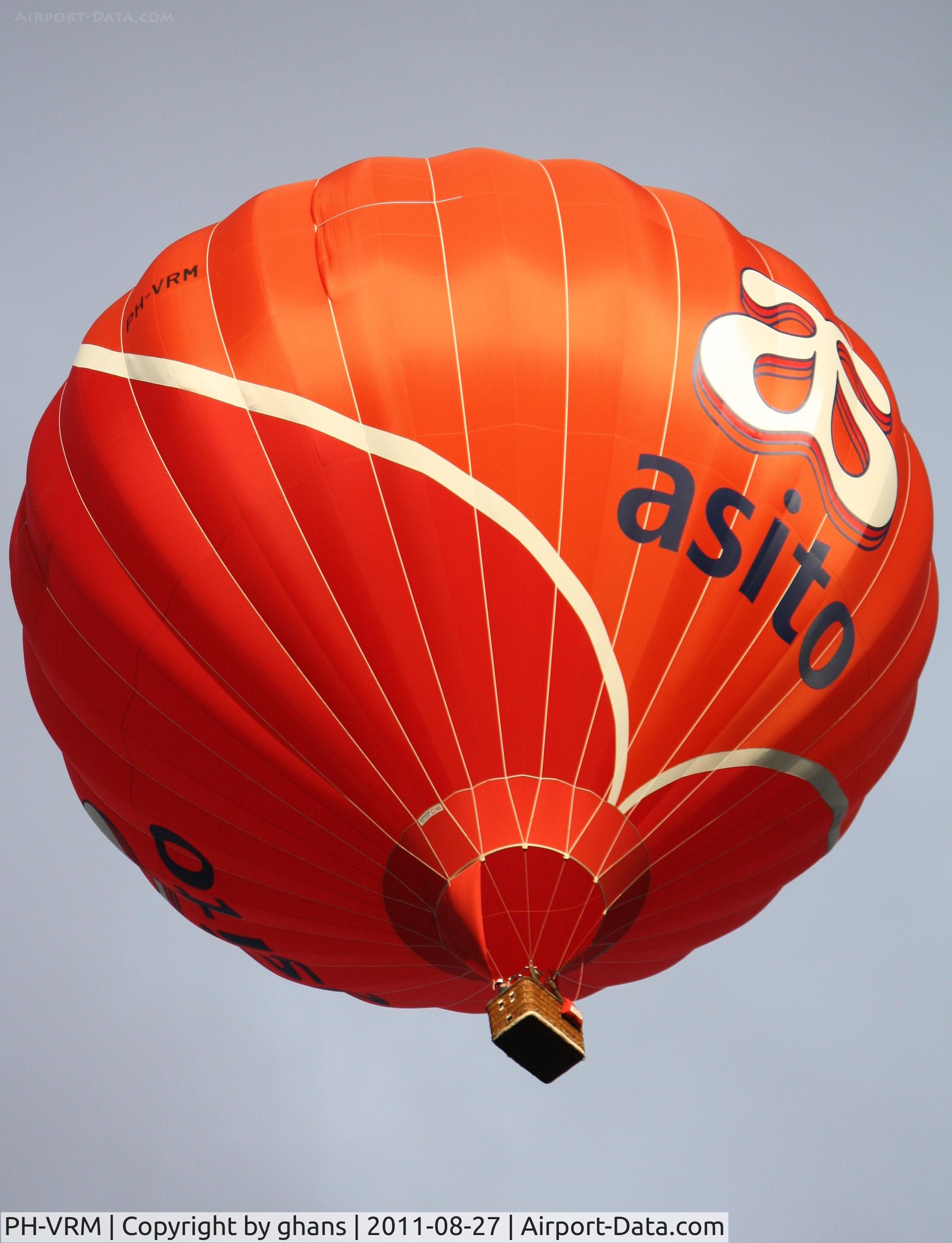 PH-VRM, Cameron Balloons N-145 C/N 11277, Asito