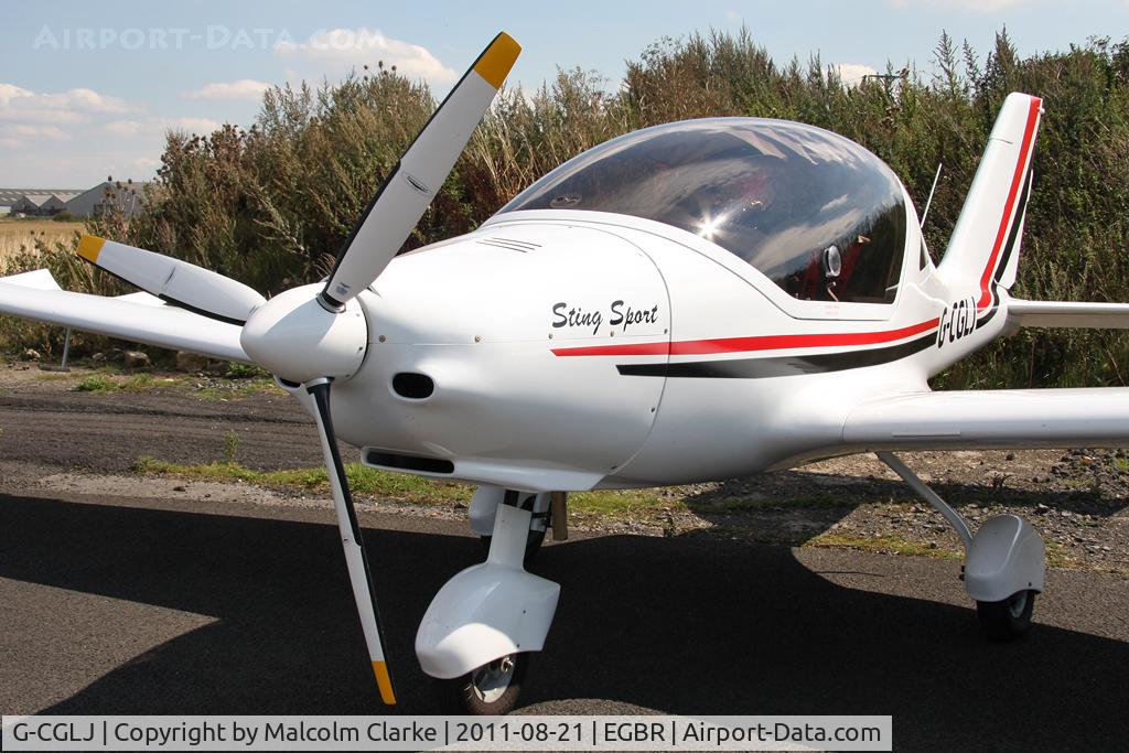 G-CGLJ, 2009 TL Ultralight TL-2000 Sting Carbon C/N LAA 347-14794, TL Ultralight TL-2000 Sting Carbon at Breighton Airfield's Summer Fly-In, August 2011.